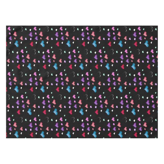 Valentijnsdag hart tafelkleed (Voorkant (Horizontaal))