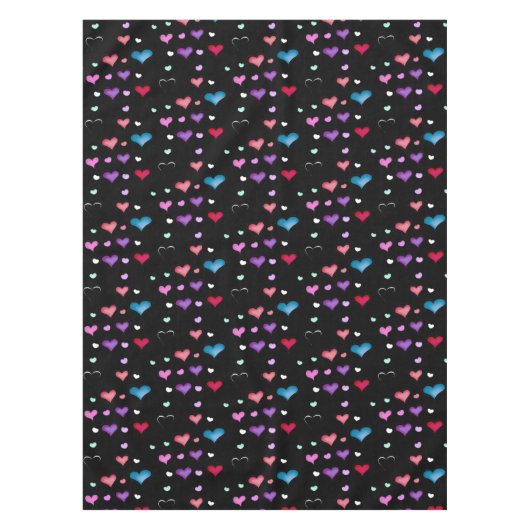 Valentijnsdag hart tafelkleed (Voorkant)