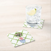 Valentijnsdag hart topiary, grandmillenial kartonnen onderzetters (Insitu)