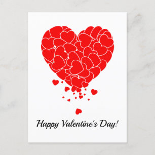 Valentijnsdag - hart van de harten briefkaart