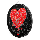 Valentijnsdag - hart van de harten dartbord (Voorkant Rechts)