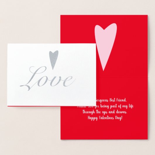 Valentijnsdag Hart van Liefde Folie Kaarten (Display)