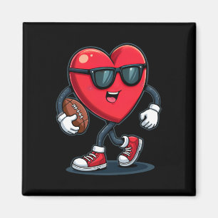 Valentijnsdag Hart voetbal jongens meisjes kindere Magneet