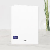 Valentijnsdag hart voor mijn liefdeskaart bedankkaart (Achterkant)