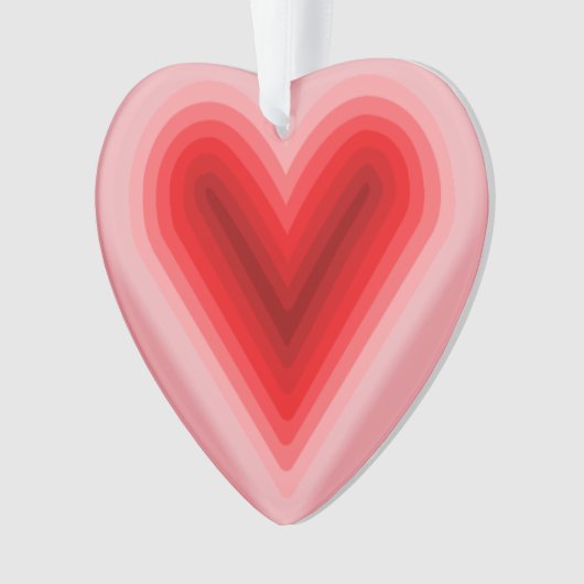 Valentijnsdag Hartdecoratie Ornament (voorkant)