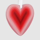 Valentijnsdag Hartdecoratie Ornament (voorkant)