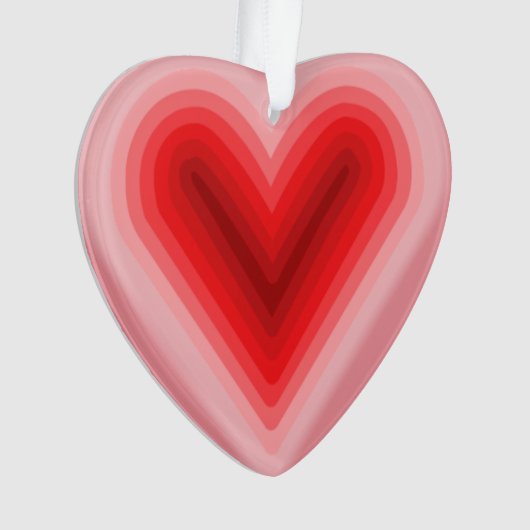 Valentijnsdag Hartdecoratie Ornament (voorkant)