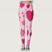 Valentijnsdag Harten 01 Leggings (Voorkant)