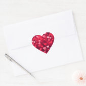 Valentijnsdag harten Achtergrond Hart Sticker (Envelop)