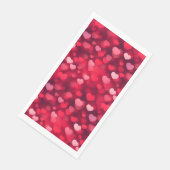 Valentijnsdag harten Achtergrond Servet (Hoek)