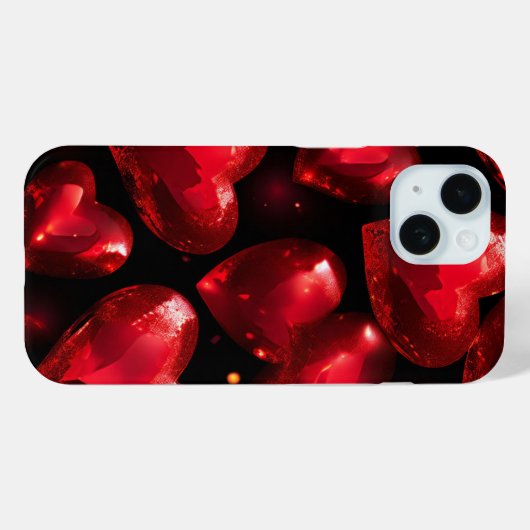 Valentijnsdag harten chique Case-Mate iPhone case (Achterkant (horizontaal))