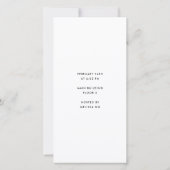 Valentijnsdag Harten Cocktail Party Uitnodiging (Achterkant)