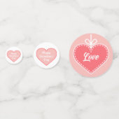 Valentijnsdag Harten en liefdesmix ID571 Confetti (Voorkanten)