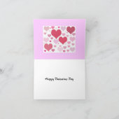 Valentijnsdag Harten Feestdagen Kaart (Binnen)