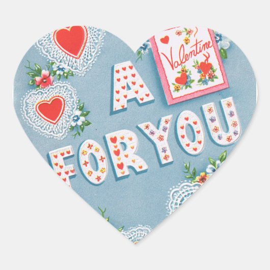  Valentijnsdag harten Hart Sticker (Voorkant)