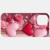 Valentijnsdag Harten Hoesje (Achterkant (horizontaal))