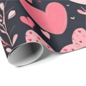 Valentijnsdag harten inpakpapier (Rol Hoek)