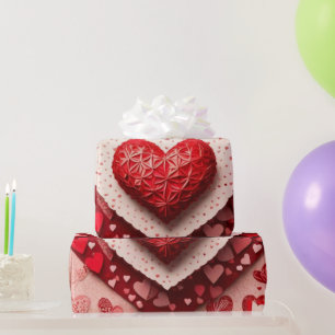 Valentijnsdag harten Inpakpapier
