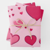 Valentijnsdag Harten Inpakpapier 01 Vel (In situ)