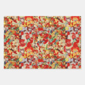 Valentijnsdag Harten  Kaarten 3  Inpakpapier Vel (Voorkant)