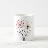 Valentijnsdag Harten Magische Mok (Center)