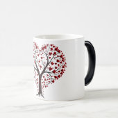 Valentijnsdag Harten Magische Mok (Voorkant rechts)