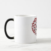 Valentijnsdag Harten Magische Mok (Links)