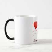 Valentijnsdag Harten Magische Mok (Links)