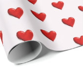 Valentijnsdag Harten Patroon Inpakpapier (Rol Hoek)