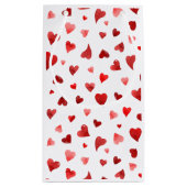 Valentijnsdag harten - rood klein cadeauzakje (Achterkant)