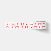 Valentijnsdag Harten Rood Lint Roze (Voorkant)