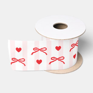Valentijnsdag Harten Rood Lint Roze