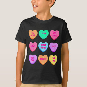 Valentijnsdag harten snoep wees valentijn vrouwen  t-shirt