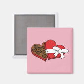 Valentijnsdag - Hartenbonkdoos Magneet (Voorkant / Achterkant)