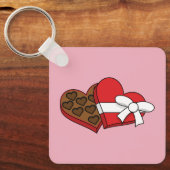 Valentijnsdag - Hartenbonkdoos Sleutelhanger (Voorkant)
