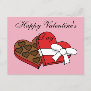 Valentijnsdag - Hartenbonkdoos Tekst toevoegen Feestdagenkaart
