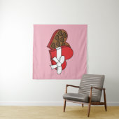 Valentijnsdag - Hartenbonkdoos Wandkleed (In Situ (horizontaal))