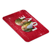 Valentijnsdag Hartfoto Glitter - Foto Magnet Magneet (Rechterzijde)