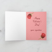 Valentijnsdag Hartfoto Lijst Feestdagen Kaart (Binnen)