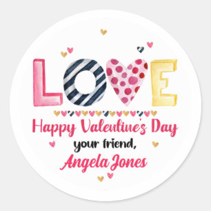 Valentijnsdag Hartjes Stickers