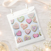 Valentijnsdag hartkoekjes bedankzakje (Geknipt)