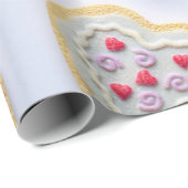 Valentijnsdag hartkoekjes cadeaupapier (Rol Hoek)