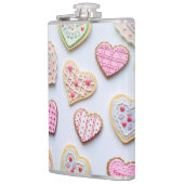 Valentijnsdag hartkoekjes heupfles (Links)