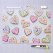 Valentijnsdag hartkoekjes tissuepapier (Craft)