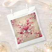 Valentijnsdag hartpatroon bedankzakje (Geknipt)