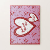 Valentijnsdag  Hartpuzzel Legpuzzel (Verticaal)