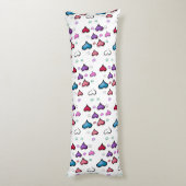 Valentijnsdag hartslag Pillow Lichaamskussen (Achterkant (Verticaal))