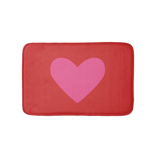 Valentijnsdag Heart Bath Mat (Voorkant)