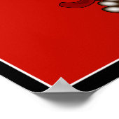 Valentijnsdag Heart Bunnies Party Poster (Hoek)