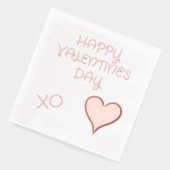 Valentijnsdag Heart Folie Servetten (Links)